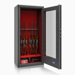 Krystal Gun Display Safe G1 13 guns cabinet 2