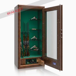Krystal Gun Display Safe G1 7 guns cabinet and Shelves 5