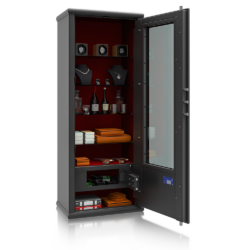 Krystal Display Safe S2 Shelves With Valuables